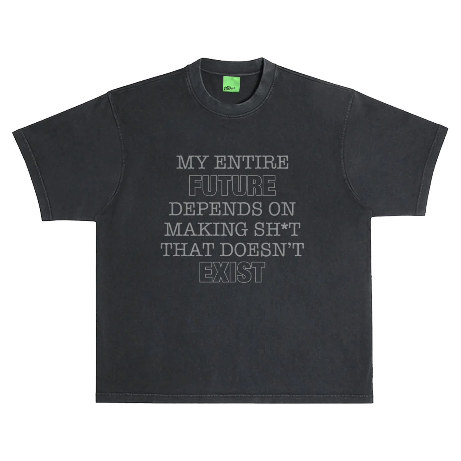 DOESN'T EXIST TEE (BLACK)